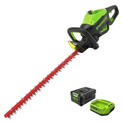 GreenWorks 80V 26 Cordless Battery Hedge Trimmer w/ 2.0Ah Battery & Charger