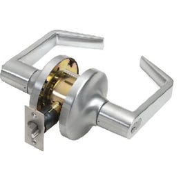 Brushed Chrome Storeroom Lever