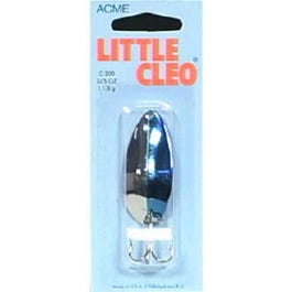 Little Cleo Spoon, Nickel & Neon Blue