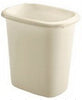 WHT 6QT VANITY WASTEBASKET