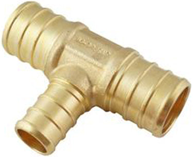 BRASS T 3/4 IN X 3/4 IN X 1/2 IN