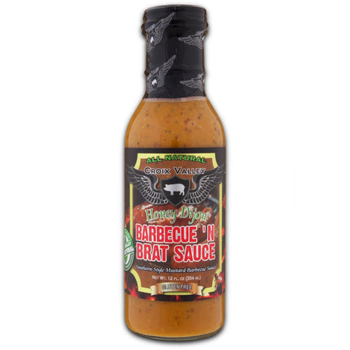 Croix Valley Honey Dijon Barbecue 'N Brat Sauce (12 Oz)