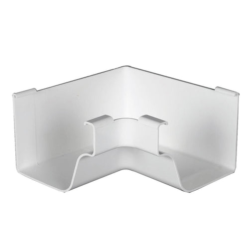 Amerimax 5 In. Traditional K-Style White Vinyl Gutter Inside Miter