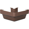 Amerimax 5 In. Traditional K-Style Brown Vinyl Gutter Outside Miter