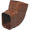 Amerimax 2 In. x 3 In. Brown Vinyl Side B Elbow