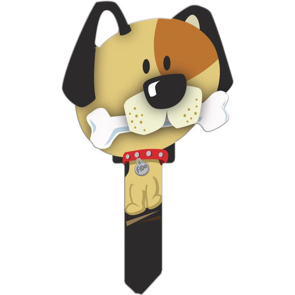 Lucky Line Dog Design Decorative House Key, SC1 D