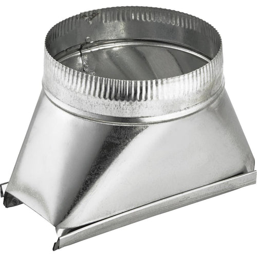 Lambro 6 In. Galvanized Standard Round Transition Boot