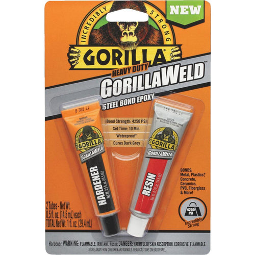 GorillaWeld 0.5 Oz. Heavy-Duty Steel Bond Epoxy