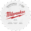 Milwaukee 10 In. 24 Tooth General Purpose Ripping Circular Saw Blade