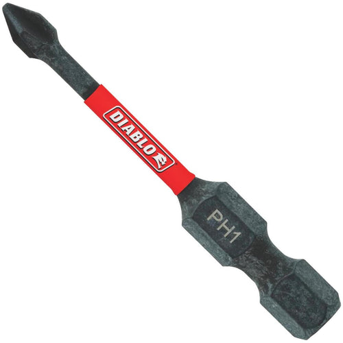 Diablo #1 Phillips 2 In. Power Impact Screwdriver Bit