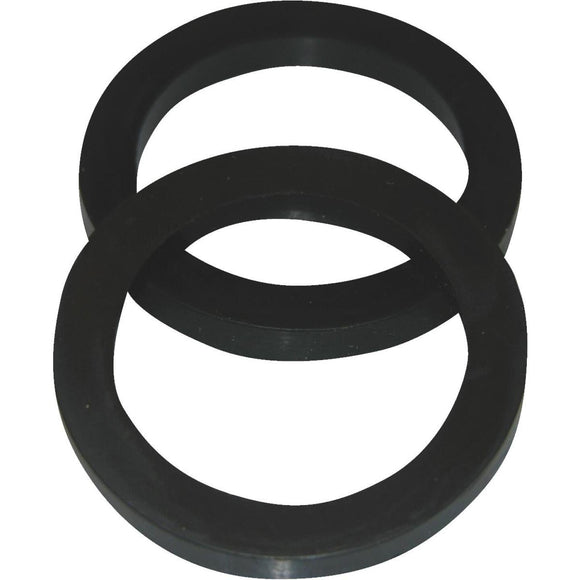 Lasco 1-1/2 In. x 1-1/4 In. Black Rubber Slip Joint Washer (2 Pack)