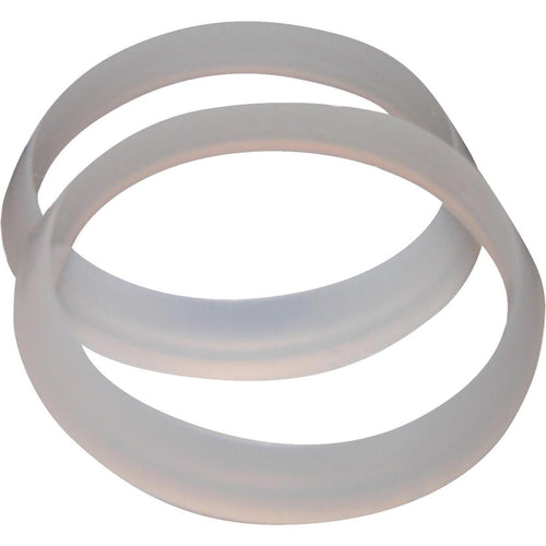 Lasco 1-1/4 In. White Plastic/Poly Slip Joint Washer (2 Pack)