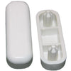 Lasco 3/4 x 1-3/16 White Plastic Toilet Seat Bumper Set