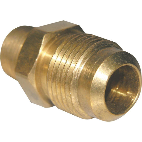 Lasco 5/8 In. M x 1/2 In. MPT Brass Flare Adapter