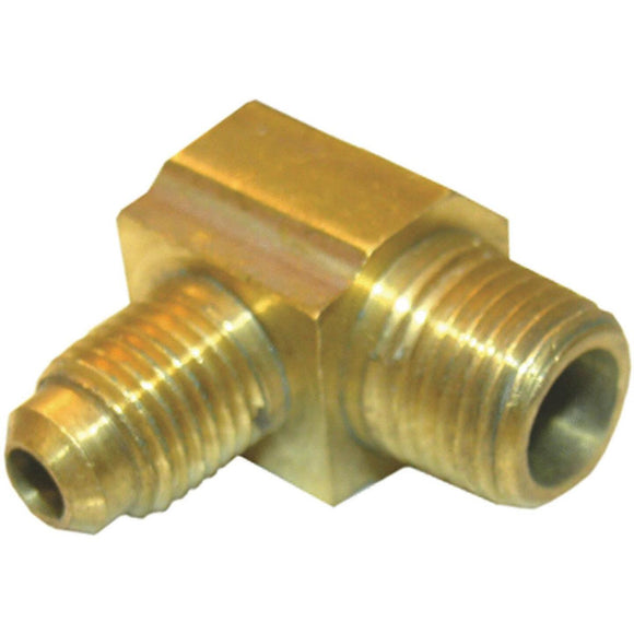 Lasco 1/4 In. M x 1/8 In. MPT 90 deg Flare Brass Elbow