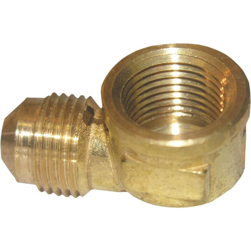 Lasco 3/8 In. M x 3/8 In. FPT 90 deg Flare Brass Elbow