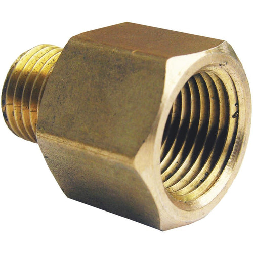 Lasco 3/8 In. FPT x 1/4 In. MPT Brass Adapter