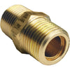 Lasco 3/8 In. MPT x 3/8 In. MPT Brass Hex Nipple