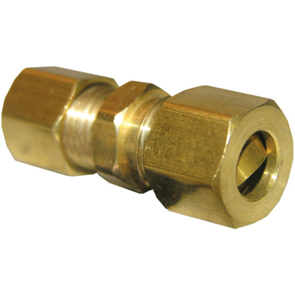 Lasco 1/4 In. x 1/4 In. Brass Compression Union