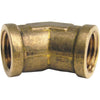 Lasco 1/4 In. FPT x 1/4 In. FPT 45 deg Brass Elbow