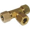 Lasco 5/8 In. x 5/8 In. x 5/8 In. Compression Brass Tee