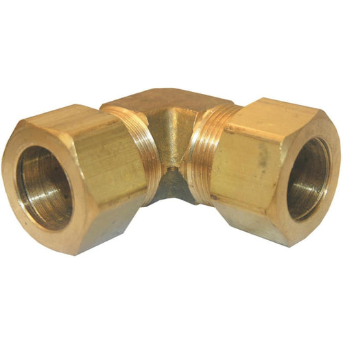 Lasco 5/8 In. 90 deg Compression Brass Elbow