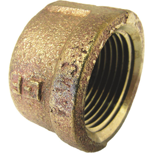 Lasco 3/4 In. Red Brass Threaded Pipe Cap