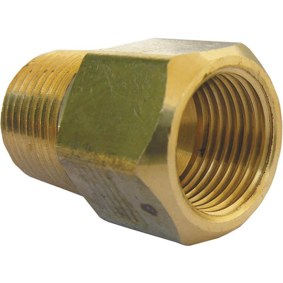 Lasco 1/2 In. F x 1/2 In. MPT Brass Flare Adapter