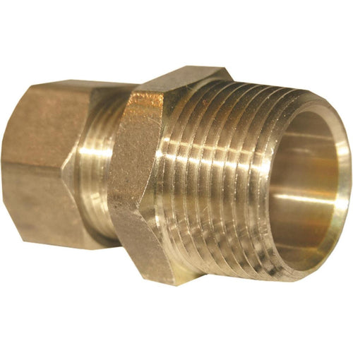 Lasco 5/8 In. C x 3/4 In. MPT Brass Compression Adapter