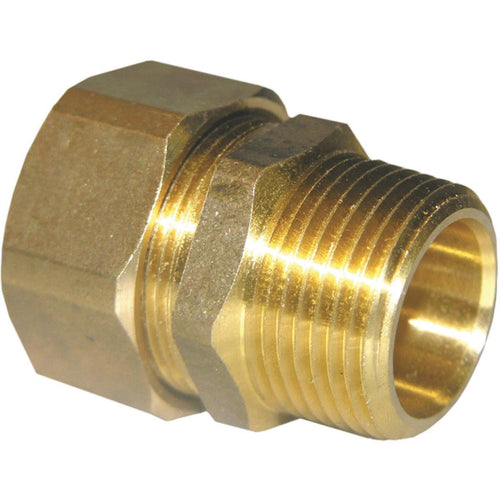 Lasco 7/8 In. C x 3/4 In. MPT Brass Compression Adapter