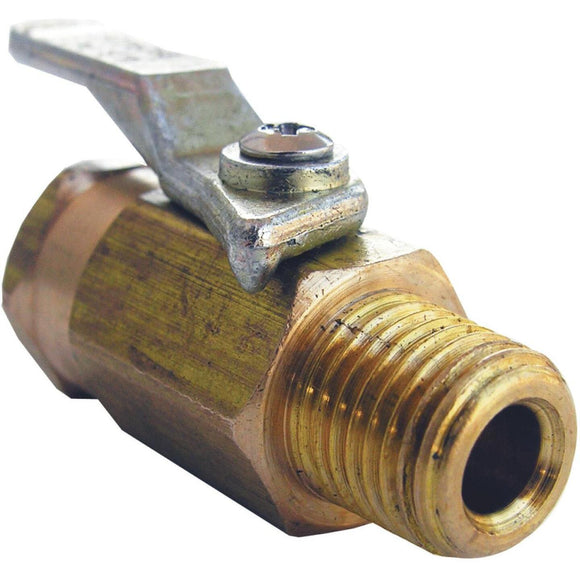 Lasco 1/4 In. FIP x 1/4 In. MIP Brass Threaded Ball Valve