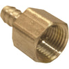 Lasco 3/8 In. FPT x 1/2 In. Brass Hose Barb Adapter