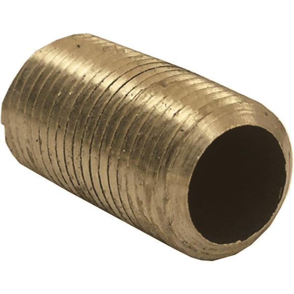 Lasco 1/8 In. x Close Brass Nipple