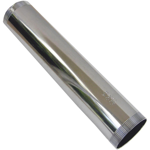 Lasco 1-1/4 In. x 6 In. Chrome Plated Threaded Tube