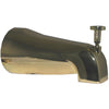 Lasco 1/2 In. FPT Polished Brass Bathtub Spout with Diverter