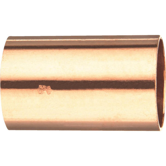 Mueller Streamline 1 In. x 1 In. Copper Coupling without Stop