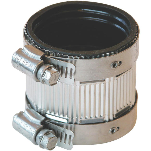 Fernco 2 In. x 1-1/2 In. No-Hub PVC Coupling