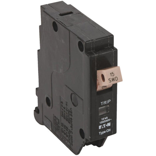 Eaton CHF 15A Single-Pole Standard Trip Circuit Breaker