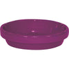 Ceramo Spring Fever 8 In. Violet Clay Flower Pot Saucer