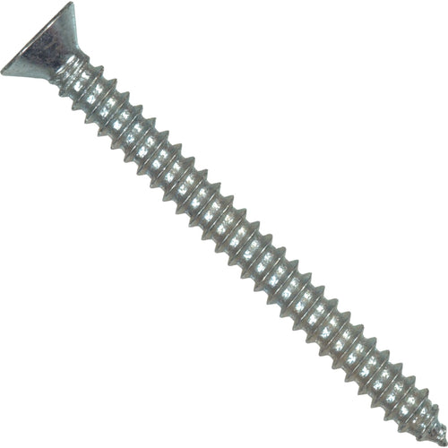 Hillman #8 x 2 In. Phillips Flat Head Zinc Sheet Metal Screw (100 Ct.)