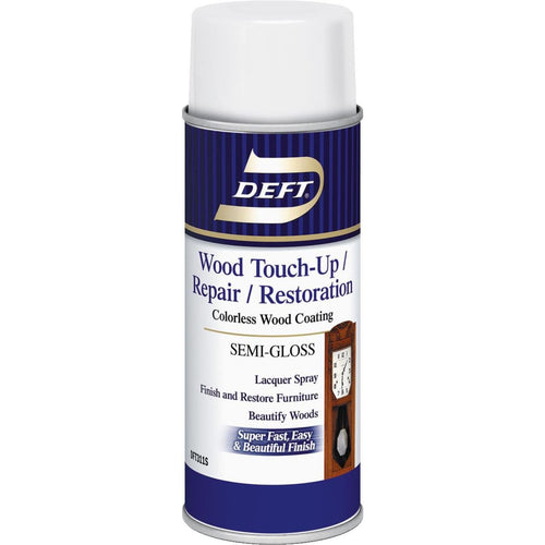 Deft VOC Compliant 12.25 Oz. Semi-Gloss Clear Wood Finish Interior Spray Lacquer