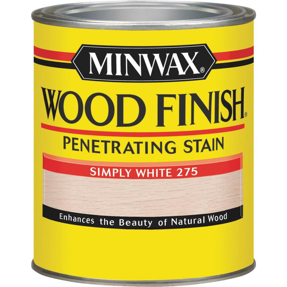 Minwax Wood Finish Penetrating Stain, Simply White, 1 Qt.