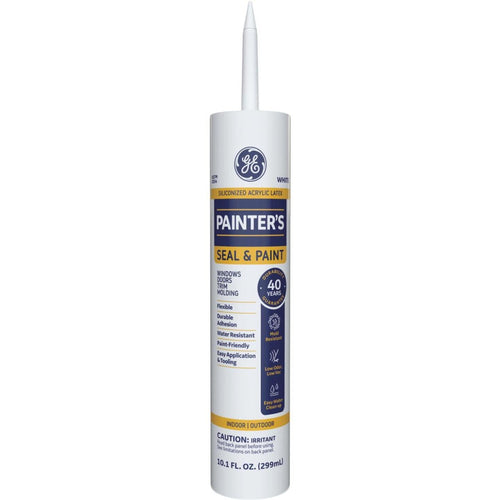 GE Painter's 10.1 Oz. All-Purpose White Siliconized Acrylic Latex Caulk
