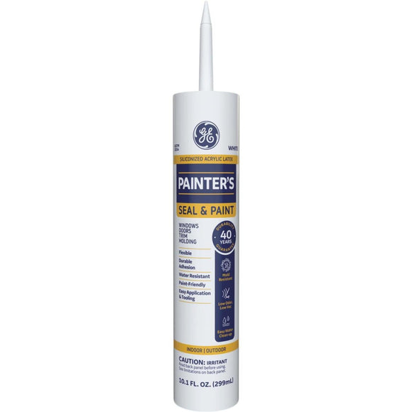 GE Painter's 10.1 Oz. All-Purpose White Siliconized Acrylic Latex Caulk