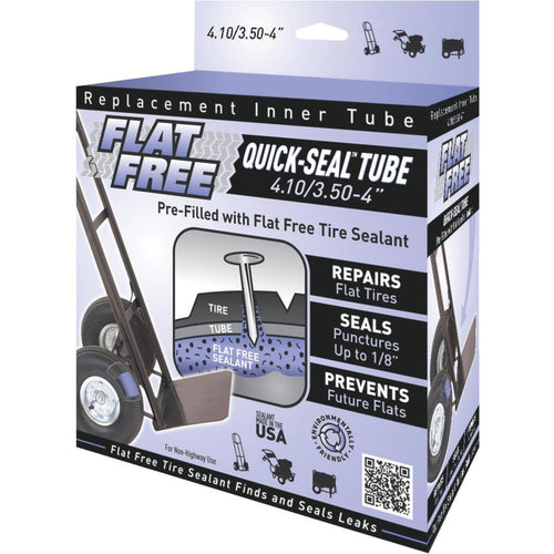 Flat Free Sealant Filled 4 In. Hand Truck Tire Inner Tube