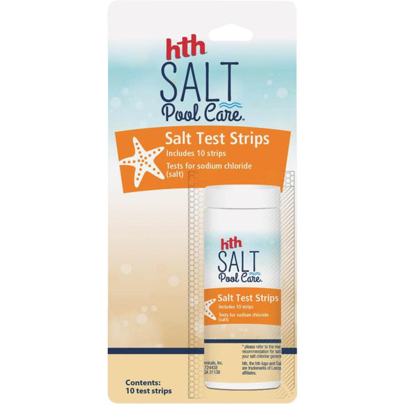 HTH Salt Pool Care Chemical Test Strip (10-Count)