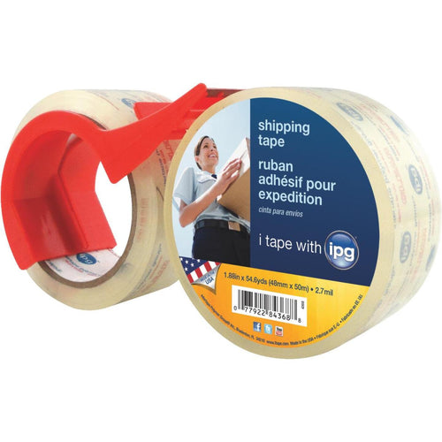 IPG 1.88 In. X 54.6 Yd. Clear Film Carton Sealing Tape (2 Pack)