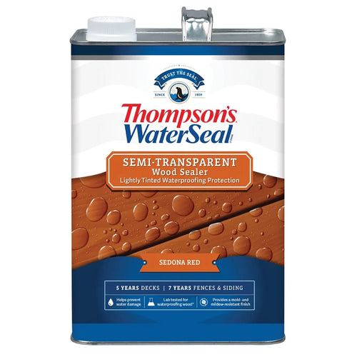 Thompson’s® WaterSeal® Semi-Transparent Wood Sealer Sequoia Red 1 Gal