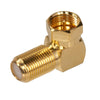 Zenith Right Angle Coax F Connector  VA1001RG6RA