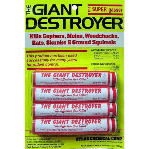 ATLAS GIANT DESTROYER MOLE SMOKE KILLER